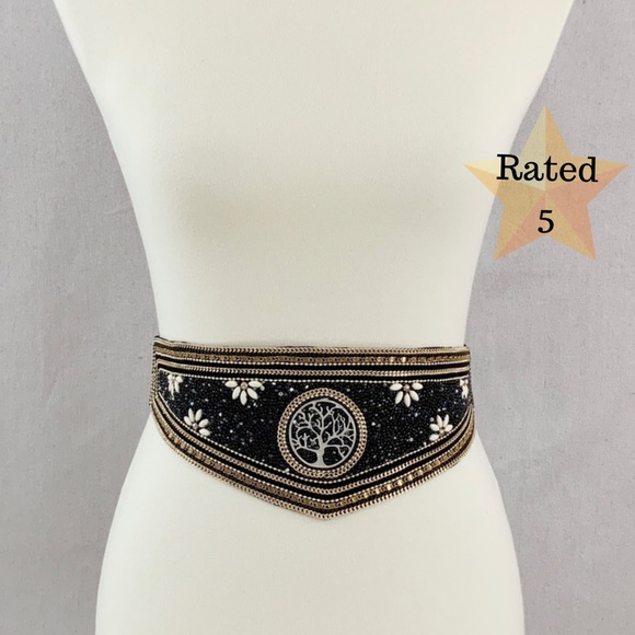 Accessories - Tree of Life Seed Beads Adjustable Belt
